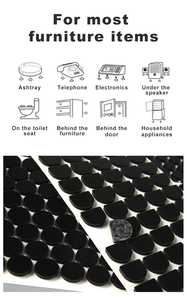 Rui Xiong Kleine Doorzichtige Ronde Zelfklevende Rubberen Voetjes Pads Antislip Crash Pad Bumpers Voor Stoelen Snijden Diensten Inbegrepen - Product Image 6