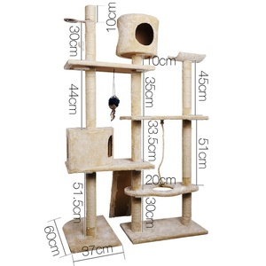 Usine En Gros De Mode Design Griffoir Corde 170cm <span class=keywords><strong>Bricolage</strong></span> Pas Cher <span class=keywords><strong>Chat</strong></span> Maison <span class=keywords><strong>Arbre</strong></span> pour <span class=keywords><strong>Chat</strong></span> - Product Image 1