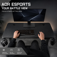 Bureau électrique à moteur unique AOR, réglable en hauteur, pour ordinateur et gaming, assis-debout, pour bureau à domicile, vente en gros usine