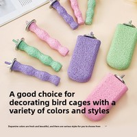 Perchoir à poncer pour perroquet, bâton de ponçage pour griffes et bec, accessoires de cage à oiseaux pour petits oiseaux