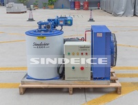 Machine à glace en paillettes industrielle 2026, capacité 300kg-1000kg, compresseur en acier inoxydable avec certification CE