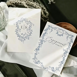 Invitaciones de Boda de Alta Gama Personalizadas, Tarjeta de Felicitación con Impresión Digital en Papel Kraft y Cartulina para Organizadores de Eventos de Boda - Product Image 4