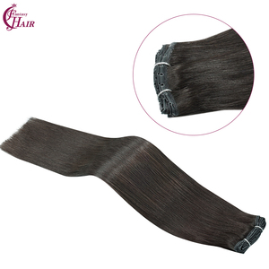 Extensiones de Cabello Humano FH Invisible Hole Butterfly Weft # Extensiones de Cabello Remy Genius Xo Hole Weft Double Drawn Butterfly Weft, Color Negro 1A - Product Image 1