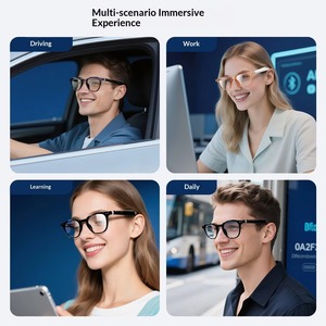 Nouvelles lunettes intelligentes Ruidun GT52 pour hommes et femmes, lecture de musique, appels, protection UV, traduction IA, vidéo 4K - Product Image 3