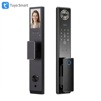 Cerradura Inteligente para Puerta con Reconocimiento Facial 3D X3, Nueva Llegada 2026, Tarjeta de Memoria y Nube, para Puertas de Madera, Aluminio y Acero, Totalmente Automática, WiFi Tuya