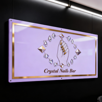 Plaque Murale Personnalisée en Acrylique – Logo d'Entreprise, Signalétique Claire pour Bureau, Réception, Façade de Magasin, Affichage de Marque