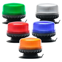 Feu de signalisation magnétique micro-balise LED ambre ECE R65 R10 étanche IP66 DC12-24V pour véhicules agricoles, camions et remorques