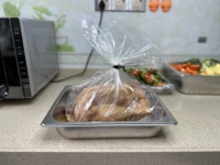 Sacs d'emballage sous vide pour rôtisserie chaude, en nylon plastique, utilisables au micro-ondes, 10 pièces, qualité alimentaire, pour poulet