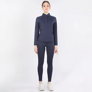 Calzoni equestri da donna di tendenza assorbenti alla moda pantaloni da equitazione elasticizzati Leggings femminili in Silicone