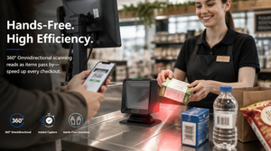 Lecteur de codes-barres 2D de bureau WCMi A76 pour paiement rapide par QR, lecture éclair en 0,1s pour restaurant, portefeuille mobile, <span class=keywords><strong>Apple</strong></span> Pay - Product Image 5