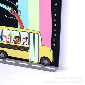 Children Wooden Blackboard 30x20 Wall Mounted Rectangle Back To School <b>Message</b> <b>Board</b> For Kids Room Decoration - Product Image 4