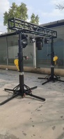 Soporte de manivela de elevación al aire libre 6M Truss vertical Outriggers Line Array Speaker Hand Crank