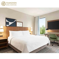 Ensemble de chambre d'hôtel moderne - Chêne massif écologique - Solutions clés en main sur mesure pour projets hôteliers 3 à 5 étoiles - Vente en gros