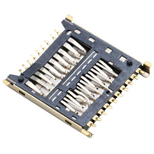 19 pin 3-in-1 Micro <span class=keywords><strong>SD</strong></span> UHS II UFS kết nối thẻ SMT chiều cao 1.6mm thép không gỉ <span class=keywords><strong>USB</strong></span> cho công cụ tìm kiếm dễ đọc tốt hơn - Product Image 2