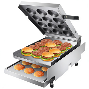 Machine à hamburgers automatique à <span class=keywords><strong>double</strong></span> couche, machine à hamburgers pour restaurant occidental, machine à rôtir, machine à hamburgers KFC - Product Image 5