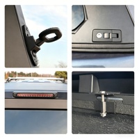 Cubierta de Aluminio Impermeable 4x4 para Camioneta, Tapa para la Caja de la Camioneta, Carcasa para Camper para Ford F150/Toyota Tundra/Chevrolet Silverado de 5.5 pies