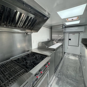 Remorque de camion-restaurant de 13 pieds entièrement équipée en acier inoxydable résistant à la rouille, cuisine mobile avec homologation DOT CE pour hot-dogs et restauration rapide - Product Image 5
