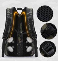 Sac à dos pour l'extérieur Sac de cyclisme de grande capacité Sac tactique extensible de voyage anti-éclaboussures Sac à dos de loisirs