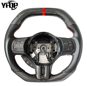 Mitsubishi EVO sợi carbon xe chỉ đạo Wheel với LED hiển thị da bọc cho hiệu suất tối ưu - Product Image 1