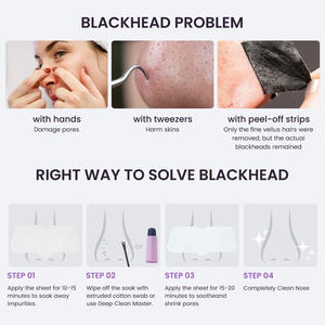 แผ่นแปะจมูกควบคุมความมันแผ่นแปะจมูกกำจัดสิวบรรเทาสิวทีโซนดูแลจมูก - Product Image 3