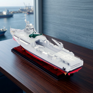 เรือรบ TCD ORAGE WAR SHIP แบบจำลองเรือรบไม้เพ้นท์มือ ผลิตในเวียดนาม โดยบริษัท GIA NHIEN CO. LTD. รุ่น BT0006P - Product Image 2