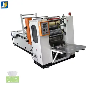 Automatic Small Facial Tissue Production Line Facial Tissue Folding Machine