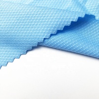 Tissu en maille tricotée 100% polyester pour vêtements de sport