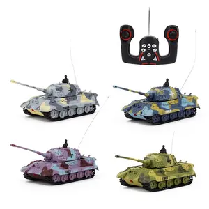 Best Selling RC Toy Car Remote Control 1:72 RC Tank with Lights