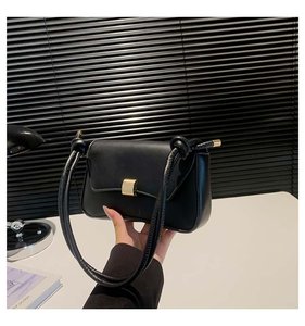 Nuevo Bolso de Hombro de Cuero PU para Mujer, Diseño Sólido y Moderno, Verano 2025, Bolso Bandolera Simple, Bolso de Mano Cuadrado - Product Image 3