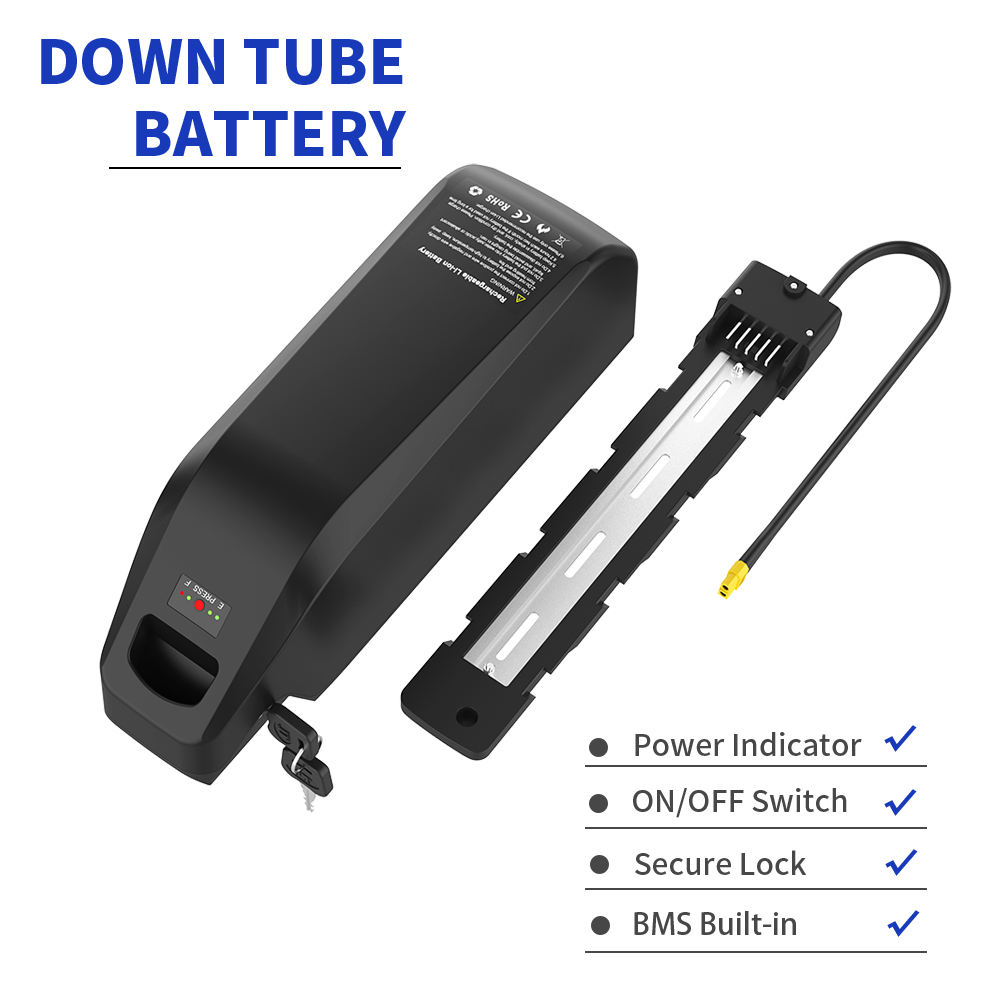 Hailong 48V25AH & 52V25AH Lithium Ebike Batteries for Bafang Motor