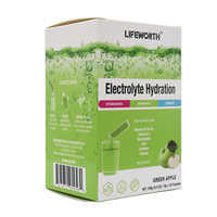 Compléments nutritionnels sportifs mélangés Lifeworth, hydratation, énergie, poudre d'électrolytes, boisson, boîte OEM, poudre en boîte, puissance énergétique