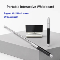Tableau blanc interactif intelligent de 75 pouces, tableau numérique multi-touch avec caméra, système d'exploitation Windows pour réunions, salles de classe, bureaux