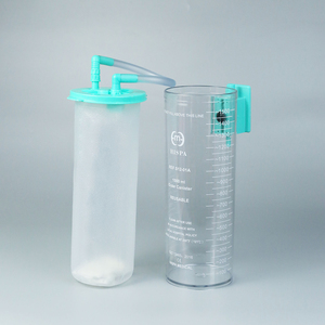 Outer Canister 1500ml PC Hispa S12-01A ISO Certified Disposable Class I <strong>Medical</strong> Surgical Waste Liquid Collection Canister Single - Product Image 5