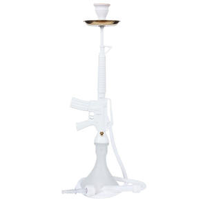 Union moderne russe de luxe grand ensemble de fumer or rose nargule résine verre <span class=keywords><strong>Ak47</strong></span> pistolet <span class=keywords><strong>Chicha</strong></span> <span class=keywords><strong>Chicha</strong></span> <span class=keywords><strong>Chicha</strong></span> narguilé grand sol narguilé - Product Image 5
