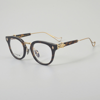 Nouvelles lunettes en titane tendance, monture carrée transparente, grande monture, rétro vintage, légères, monture optique pour myopie, unisexe, lunettes en acétate