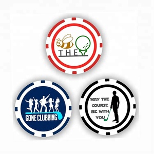 Marqueurs de balles de golf personnalisés avec logo du fabricant, jetons de <span class=keywords><strong>poker</strong></span> en argile avec <span class=keywords><strong>tube</strong></span> - Product Image 6