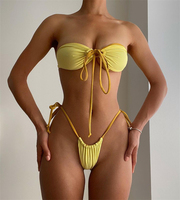 Maillot de bain brésilien sexy à armatures avec cache-maillot, qualité OEM 2022