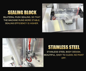 Machine verticale automatique de remplissage de grains de café de granule de sucre de bonbon de haricots de biscuits Machine d'emballage de graines - Product Image 3