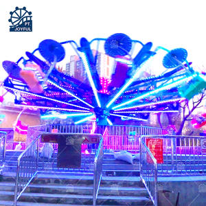 Juego de Parque de Atracciones, Atracción de Feria de Diversiones, Columpio Giratorio Doble Volador en Venta - Product Image 2