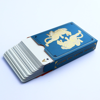 Cartes à jouer personnalisées imprimées en offset, jeu personnalisé avec logo d'entreprise, design personnalisable, certifié ISO, 54 cartes/jeu, vente en promotion