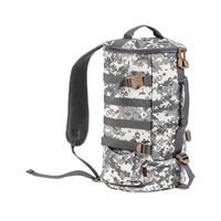 Sac à dos de pêche unisexe imperméable en polyester 30L avec double sangle d'épaule portable pour l'extérieur, avec rangement pour moulinet et équipement
