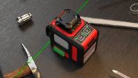 Niveaux laser croisés 360° à nivellement automatique, 12 lignes vertes, équipement de topographie 3D, machine de nivellement optique