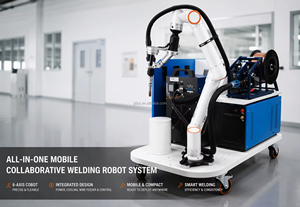 Cobot de Soldadura Colaborativo de 6 Ejes FR5, Carga Útil de 5 kg, Alcance de 922 mm, Sistema de Robot Móvil Todo en Uno MIG Láser con Carro - Product Image 6