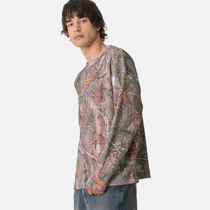 Camiseta de Camuflaje Oversize Personalizada de Algodón Pesado para Hombre, Venta al por Mayor de Camisetas con Estampado de Camuflaje - Product Image 2