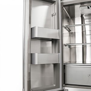 Réfrigérateur encastrable 355L, porte française, No Frost, Classe 1 CE, autoportant, en acier inoxydable, élégant, multi-portes, pour usage domestique - Product Image 2