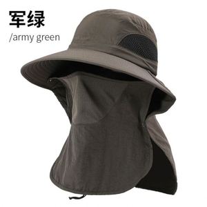 Chapeaux de pêcheurs et de safari pour hommes, imperméables, respirants, avec protection solaire, pour l'extérieur, décontractés, pour le cyclisme quotidien, vente en gros - Product Image 1