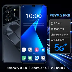 Điện thoại thông minh xuyên biên giới pova 5 Pro 6.8 inch màn hình lớn 5 triệu pixel Android 8.1 Máy tất cả trong một