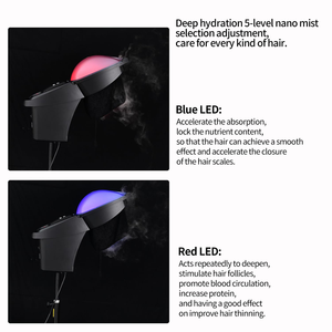 Vaporizador Profesional para Salón de Belleza con Ozono, Micro Niebla, Capucha y 7 Luces de Colores con Protección UV - Product Image 3