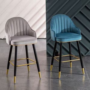 Taburetes de <span class=keywords><strong>Bar</strong></span> Modernos de Lujo para el Hogar, Sillas de Altura de Mostrador 360 °   Silla de Comedor Giratoria de Cuero para Cocina, Hogar, <span class=keywords><strong>Bar</strong></span> y Hotel - Product Image 5