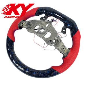 Volant personnalisé en fibre de carbone forgée bleue avec écran LED pour Dodge Chrysler 200 300 SRT 300C 2011-2014 - Product Image 3